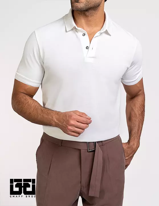 پولو شرت PS-001 سفید